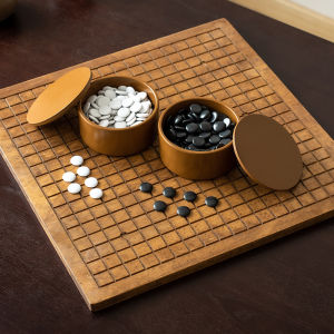 Wooden | Solid Wood Go Board Set
