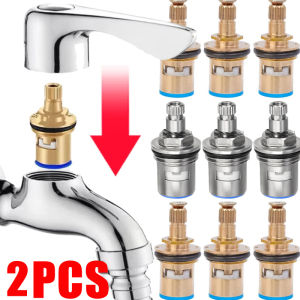 2 cái vòi thay thế phổ biến Lõi Van vòi bằng đồng thau vòi nước nóng lạnh thay thế phụ kiện Lõi van bồn rửa nhà bếp phòng tắm