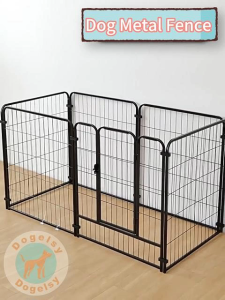 Thickening Dog Fence Pet Playpen Separate Toilet With Compartment DIY Pen Fence Dog Cage