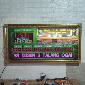 Jam Masjid Jam Masjid Digital Jam Sholat