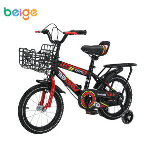 Beige Bike for Kids 2 to 8 Years Old PinkBlue Bicycle Size 12/16 /18Inch Baby Learning BoyGirl Wear and skid resistance