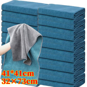 Large Size High-end Microfiber Auto Wash Towel / Car Cleaning Drying Cloth / Extra Soft Hemming Auto Care Rag