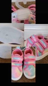 Baby Girls First Steps by Stepping Stones ANDY Tie Dye Sneakers Size 4