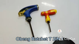 Obeng T Ratchet 2 in 1 - Obeng Bolak Balik Plus Min Murah - Rachet Screwdriver Original 2in1 2 way