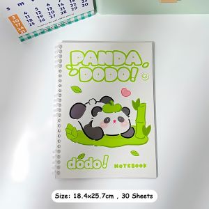 B5 Dodo Panda Planner Notebook with Removable Pages ZZ238