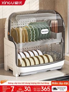 XINGYOU | Multifunctional Dish Rack With Lid