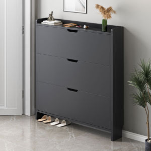Ultra-thin Wall-mounted High-capacity Entryway Shoe Cabinet