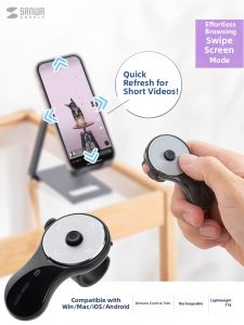 Hinomi | Wireless Bluetooth Charging Silent Universal Air Mouse
