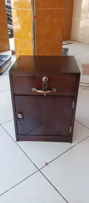 meja nakas serbaguna dari kayu jati model minimalis