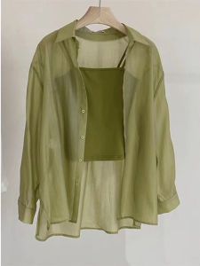 Fashion Versatile Loose Sun-protective Tencel Shirt