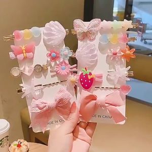 Set kẹp nơ hoa vỏ sò đi biển hot trend - thời trang mới nhất