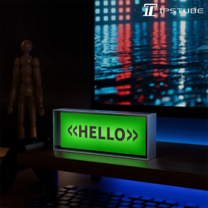 Quantum Clock Style Decorative Light Desk Ornament