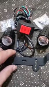 PROMO Paket Breket Lampu Tembak D2 Nmax/Aerox + Lampu D2 Laser Paketan 2 lampu+saklar putih+kuning