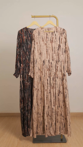 Le Khari Lyena Gamis Rayon Viscose Gamis Busui Gamis Homedress Size S - XL