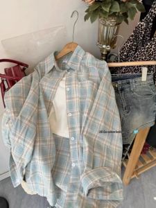 YIWEIYI | Vintage Plaid Sun Protection Cardigan
