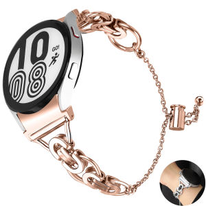 Stainless Steel Strap for Samsung Galaxy Watch7/FE/5 Pro/6/4 Classic 44/40mm for Galaxy 7 6 5 4 44 40mm 5Pro 45 No Gaps Bracelet