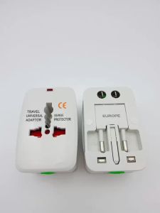 Universal Plug Travel Adapter หัวปลั๊กไฟ ใช้ได้ทั่วโลก เหมาะกับ ผู้ที่เดินทางต่างประเทศบ่อยๆ (White)