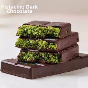Handmade Pistachio Filled Chocolate
