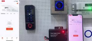 Support Tuya App Smart Fingerprint Door Lock Keypad Wifi Waterproof IP66 Gate Passcode RFID IC Card Keyless Entry Electric Lock