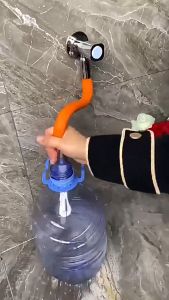 Faucet 360° Extension Universal Hose Pipe Bendable Rotatable Splash-proof Bathroom Sink Extender Adjustable