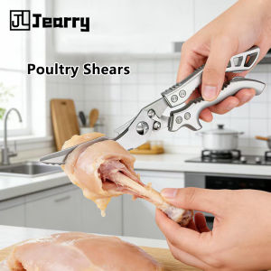 Jearry Stainless Steel Multifunctional Chicken Bone Scissors Kitchen Food Scissors Bone Scissors Kitchen Tools