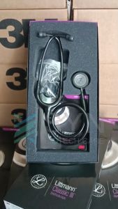 หูฟังแพทย์ Stethoscope 3M Littmann Classic III สี5803 Black (Black/black) ของแท้!!! (Authentic ) (สินค้าพร้อมส่ง🇹🇭)