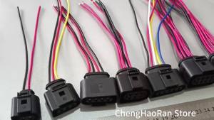 ChengHaoRan 1PC Waterproof Connector 2/3/4/5/6/8/10 Pin 3.5mm Auto Ignition Coil Horn Sensor Plug With Cable 1J0973722 For VW