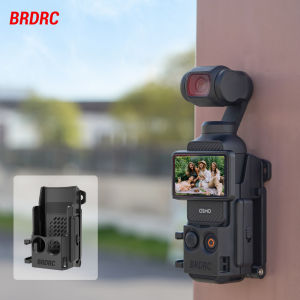 BRDRC | BRDRC Magnetic Clip Mount for DJI Osmo Pocket 3/4 Quick Release Back Clip Adapter Frame Holder Pocket 3 Camera Accessories