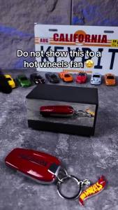 3D Printed Wall Mount Key Holder with LED Light Creative Car Key Organizer for Home & Auto Gift for Car Lovers
