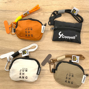 Wireless Earphone Bag with Lanyard Phone Case Keychain Compatible with Apple Xiaomi Edifier Huawei Vivo USB Flash Drive TF Card Portable Universal for Women