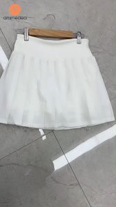 Chân Váy Xếp Ly Thể Thao Nữ AMI MEDEA Vải Poly Spandex Mềm Mại Tập Tennis Pickleball Gym 1472