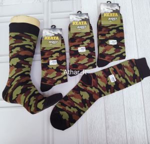 Kaos Kaki Pria TNlI Loreng Army Panjang bahan Tebal