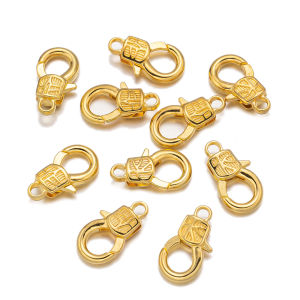 20 Chiếc Móc Khóa Càng Cua Hợp Kim Tây Tạng 17x9mm Kiểu Cổ Điển Móc Lớn Dùng Làm Móc Khóa Vòng Tay Đồ Trang Sức Tự Làm Hợp Kim Kẽm