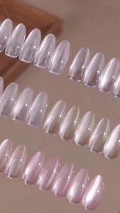 BORN PRETTY | BORN PRETTY 1/3Pcs Water Light Cat Magnetic Gel Nail Polish White Silver Ice Transparent Nude Pink Manicure Nail Art Varnish