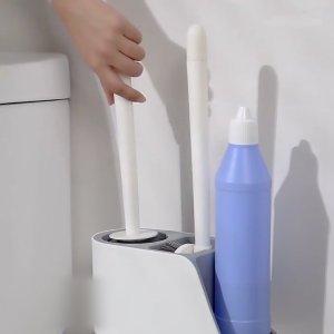 Leego Cọ Chà Toilet Nhà Vệ Sinh 2 Trong 1 Có Thể Treo Tường Cọ Silicon Cọ Nhà Tắm