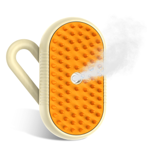 Brifit Pet Electric Steam Brush Spray Cat Brush for Hair Removal Cat/Dog Massage Comb Cat Bath Brush Soft Brush Comb Does Not Hurt the Skin Pet Spray Hair Comb Cat Hair Cleaner