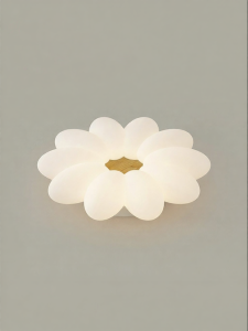 QINGYAO | Protective Eye Modern Floral Bedroom Ceiling Light