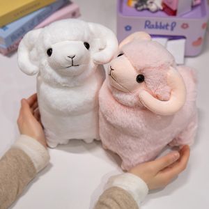 Hot 1pc 25/35/45CM Little Sheep Plush Toys Cute White Goat Stuffed Soft Doll Pillow For Birthday Christmas Gifts