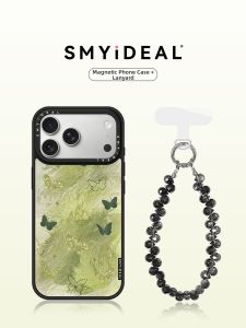 Smyideal | Magnetic Butterfly Design Phone Case Ice Glacier Green