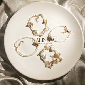 KALINAW Beach Blister Pearl Beaded Bracelet