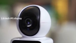 กล้องวงจรปิดอัจฉริยะ กล้องวงจรปิด มีจอLED ใหญ่ 2.8นิ้ว มีปุ่มโทรออก โทรวีดีโอกับมือถือได้ กล้องวงจรปิด wifi แม้แต่ผู้สูงอายุที่ไม่รู้หนังสือก็สามารถใช้ได้