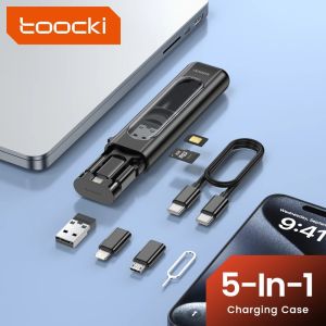 Toocki | Toocki PD60W USB C To Type C Cable For iPhone 15 Pro Max 5 in 1 Cable Charging Case Set USB Adapter Cable For Samsung S23 Xiaomi