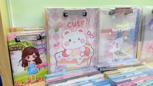 Bìa trình ký A4 với nhìu hình cute 3D đẹp