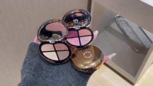HERORANGE | HERORANGE Soft Shade Quad Eyeshadow Fine Texture No Fallout Multi-Use for Eye Nose Contour Highlight