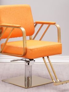 Juncheng High-End Hairdressing Salon Chair Rotatable Adjustable Height Comfortable Styling Chair for Cutting And Coloring