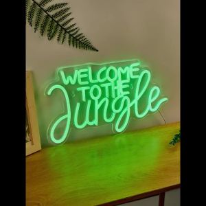 Chi-buy LED Neon New Jungle USB Powered Neon Signs Decor Lamp Signs Birthday Gift Wall Art For Bedroom Room Bar Shop