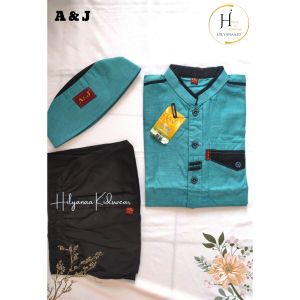 SETELAN KOKO MODERN STYLE LENGAN PANJANG ANAK USIA 3-13 TAHUN BY A&J