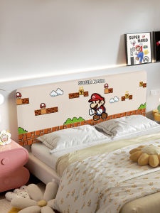 Mario Cartoon Bedside Cover Dustproof Protective Washable Full Wrap Hide Ugly Transforming Tool Detachable Soft Milk Velvet