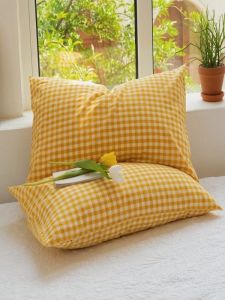 Pure Cotton Pillowcase Single 48cmx74cm Large 50x80 Single 30x50 Student Pillow Core Cover Single Person 40x60 Bedding Accessories