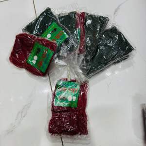 Miếng lưới rửa chén bát cước lưới chùi xoong nồi LƯỚI SUM sắc màu